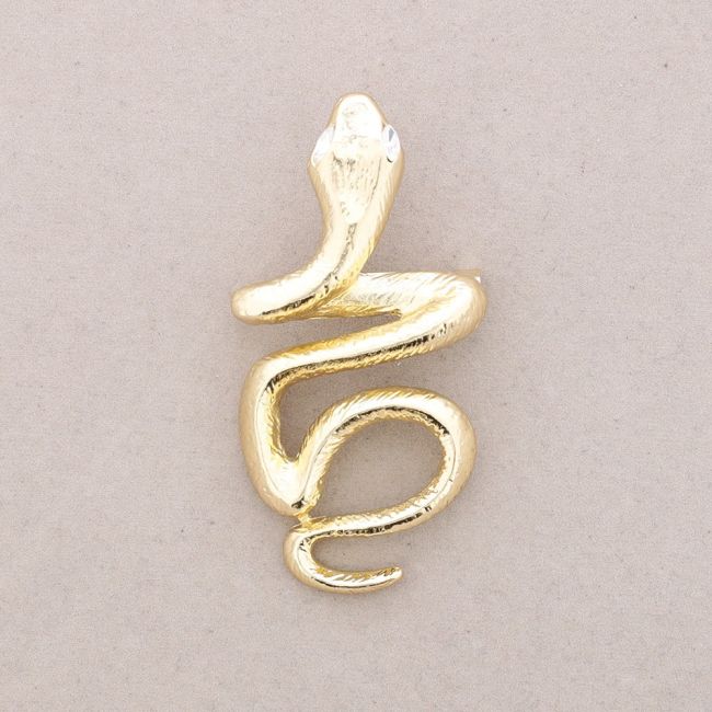 BROCHE METAL SERPIENTE