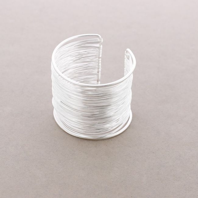 PULSERA METAL ALAMBRES 5.5CM AJUSTABLE