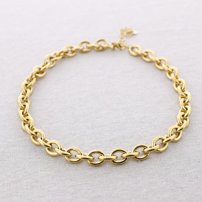 STEEL LINKS NECKLACE