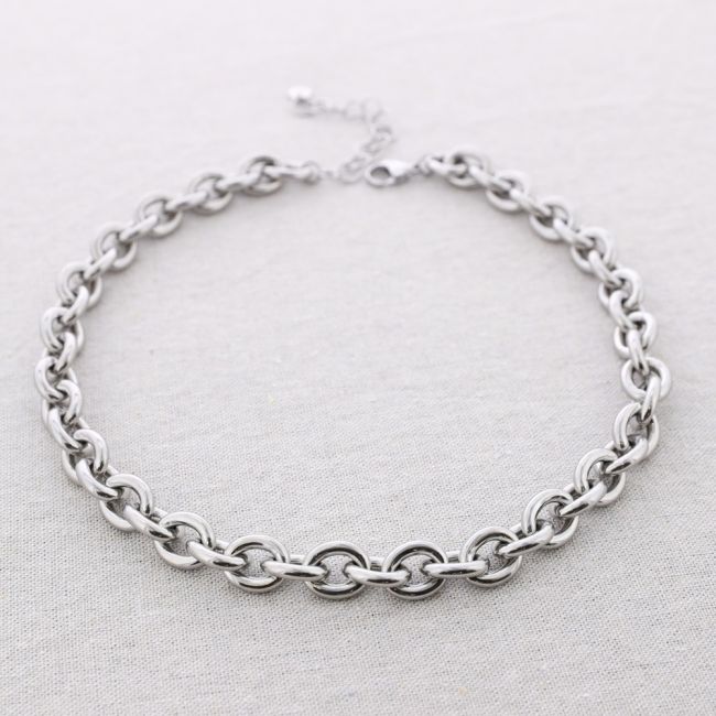 STEEL LINKS NECKLACE