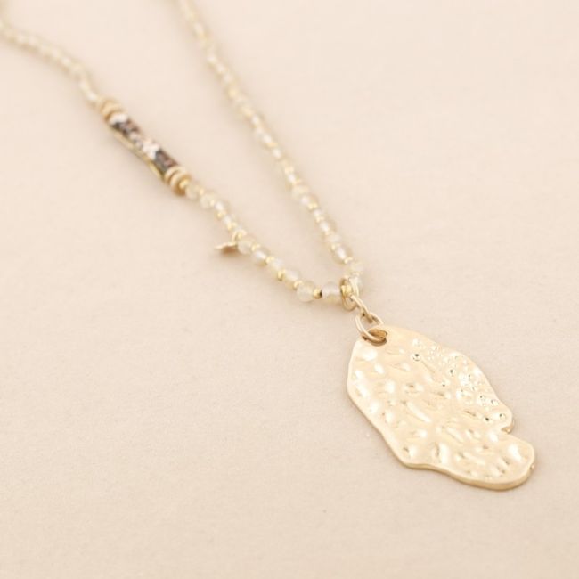 METAL PENDANT PYTHON CRYSTAL LONG NECKLACE