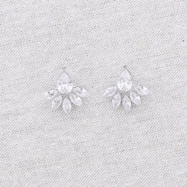 PENDIENTES PRESIÓN ACERO CRISTALES