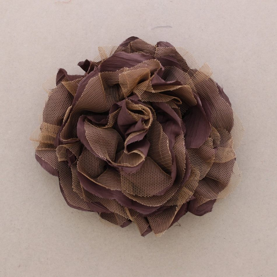 FLOWER BROOCH 17CM