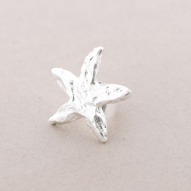 ANILLO ESTRELLA DE MAR METAL
