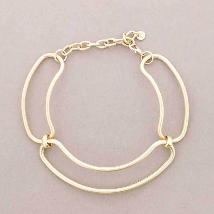 METAL MINIMALIST SHAPE NECKLACE