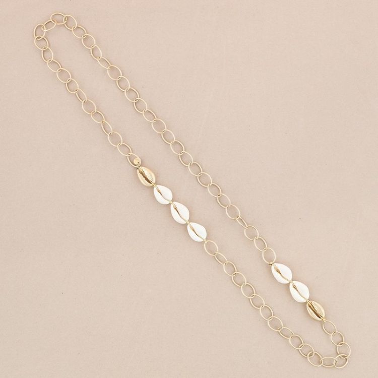 COLLAR LARGO ESLABONES CONCHAS 2