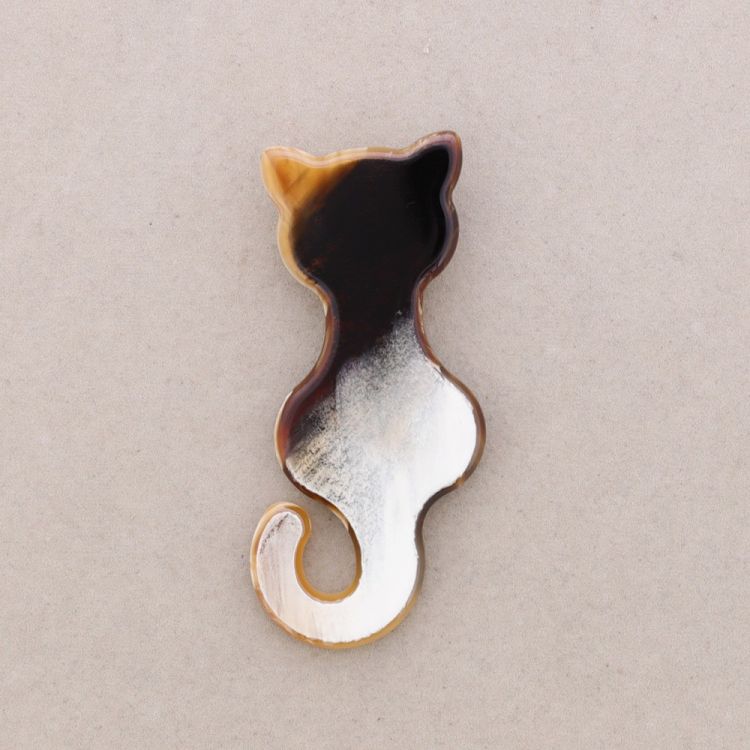 RESIN KITTEN BROOCH