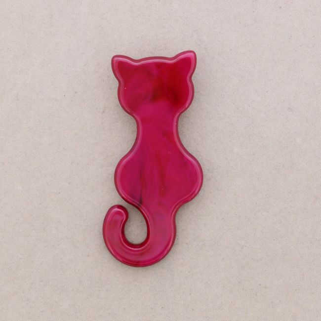 BROCHE GATITO RESINA