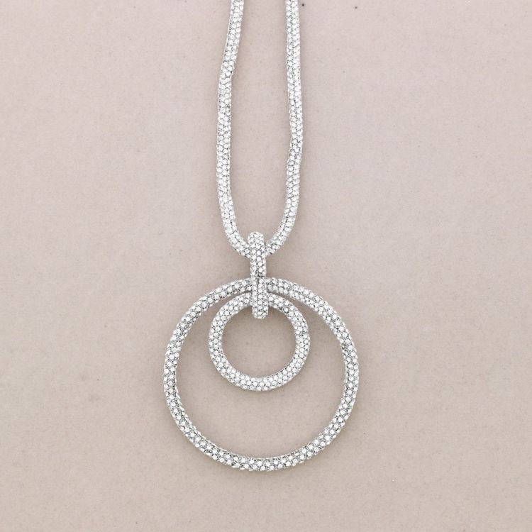 COLLAR LARGO ANILLA CRISTALES 2