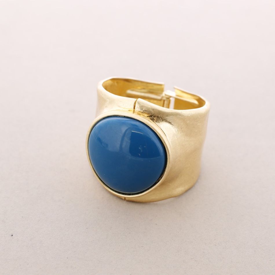WIDE RESIN METAL BRACELET