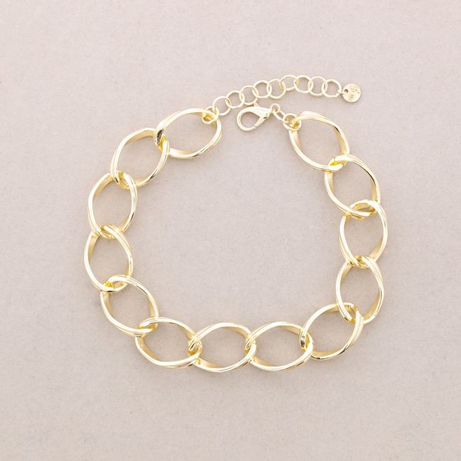 METAL LINKS SHORT NECKLACE