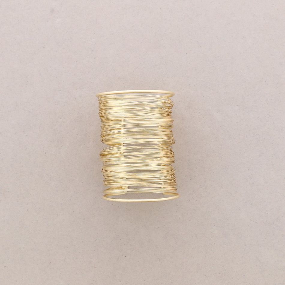 PULSERA METAL ALAMBRES 8.5CM AJUSTABLE
