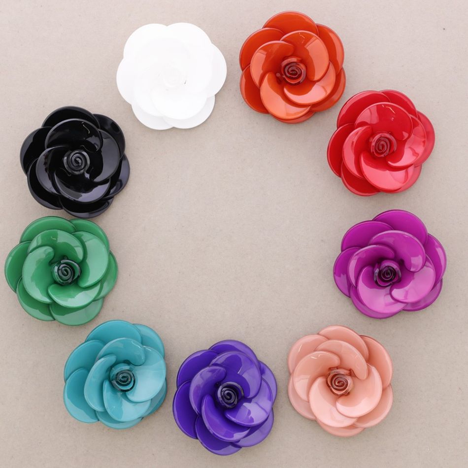 BROCHE FLOR RESINA