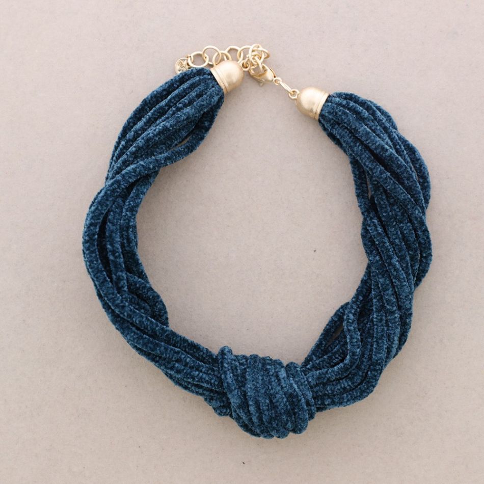 CHOKER CHENILLE KNOT