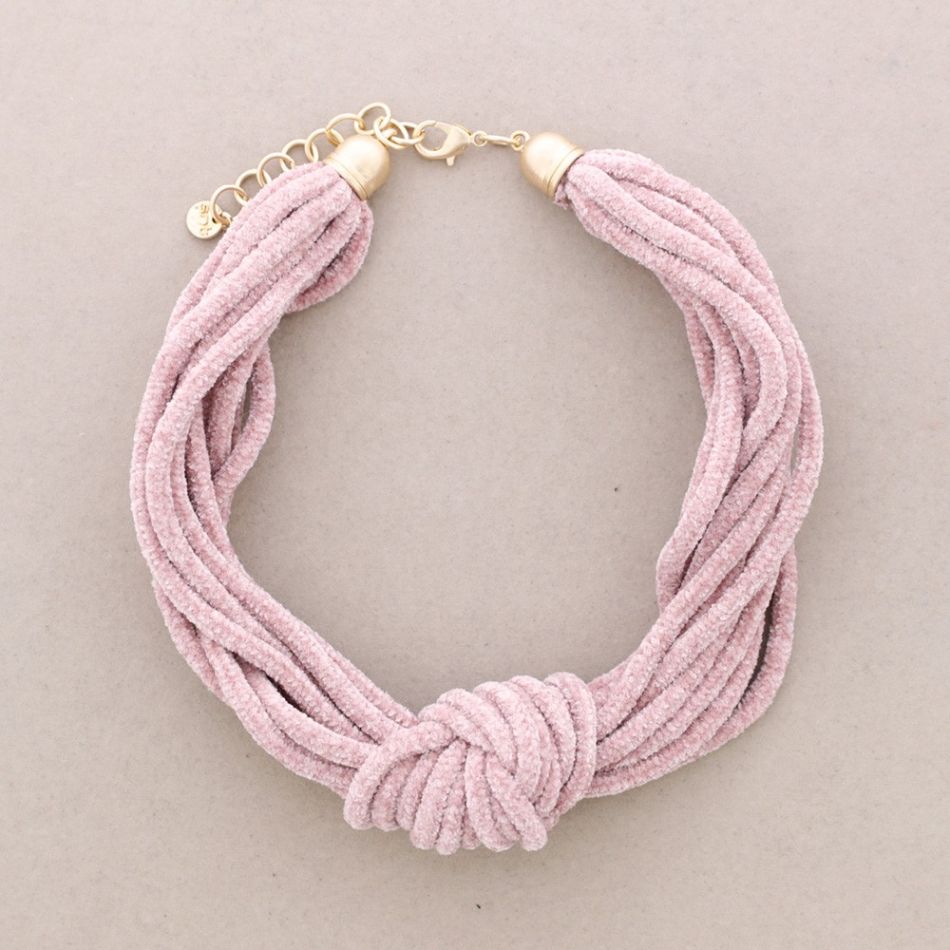 CHOKER CHENILLE KNOT