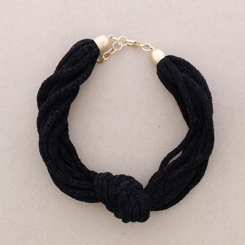 CHOKER CHENILLE KNOT