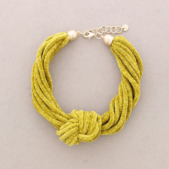 CHOKER CHENILLE KNOT