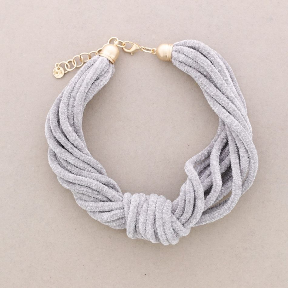 CHOKER CHENILLE KNOT