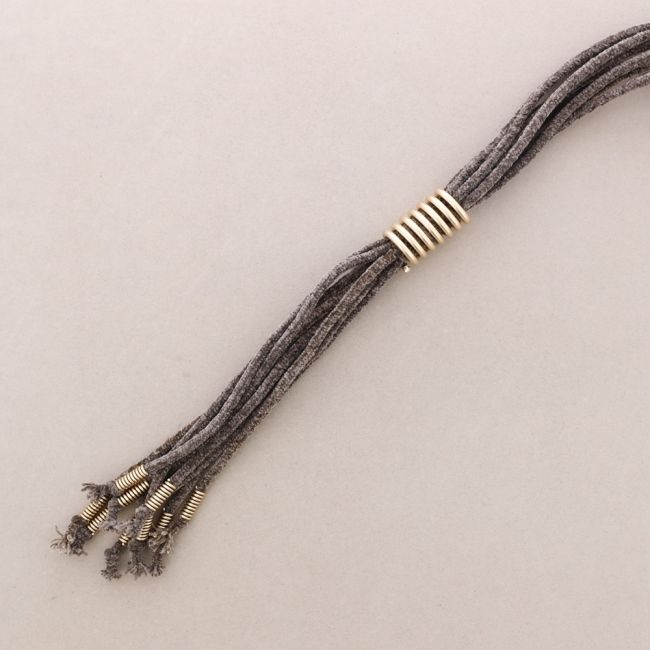 COLLAR LARGO CHENILLA TUBITOS ESPIRAL