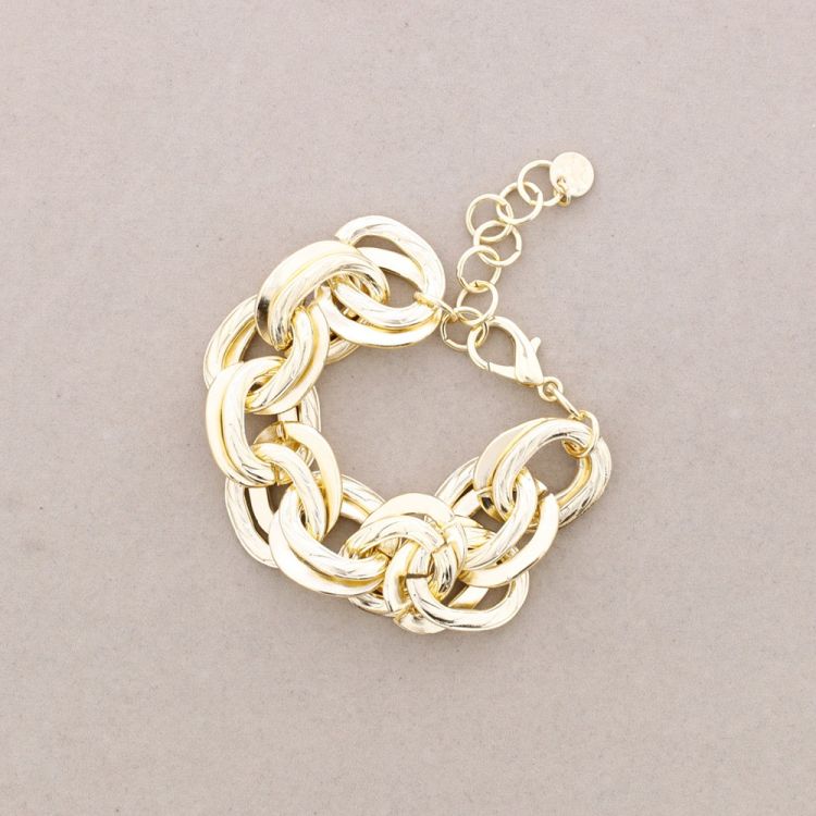 PULSERA DOBLE ESLABONES METAL
