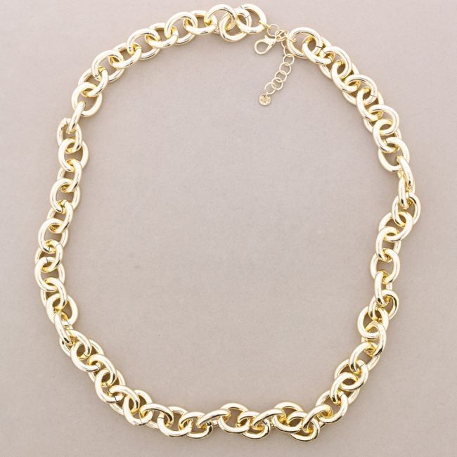 COLLAR LARGO ESLABONES METAL