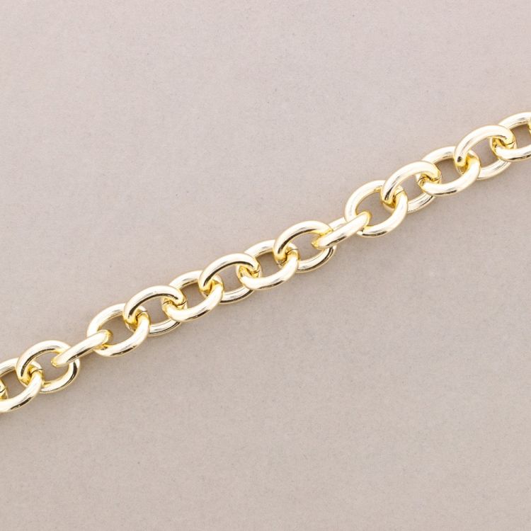 COLLAR LARGO ESLABONES METAL