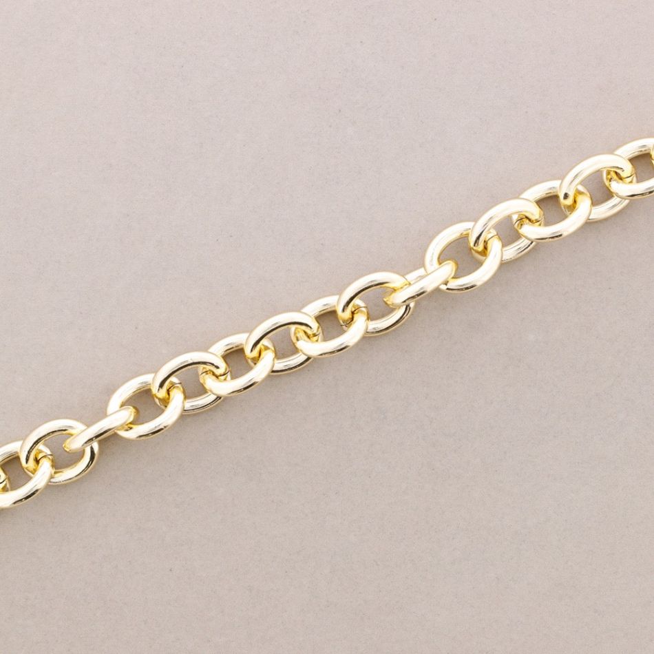 COLLAR LARGO ESLABONES METAL