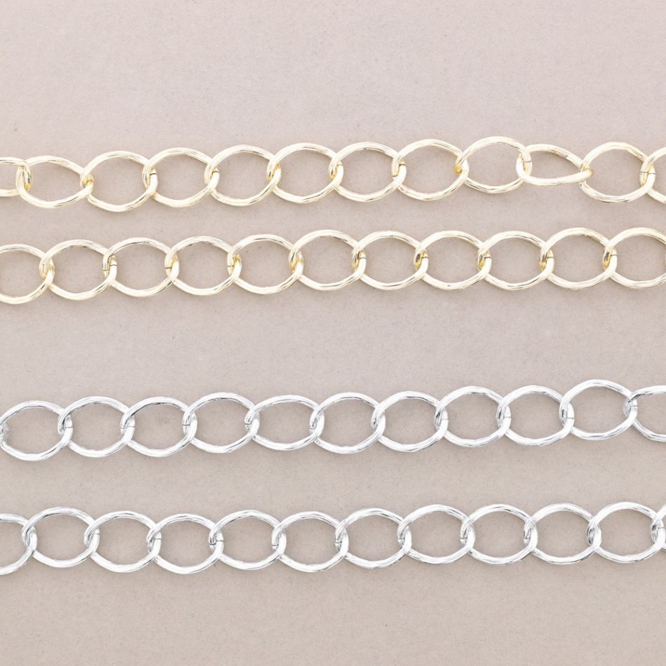 COLLAR LARGO ESLABONES METAL