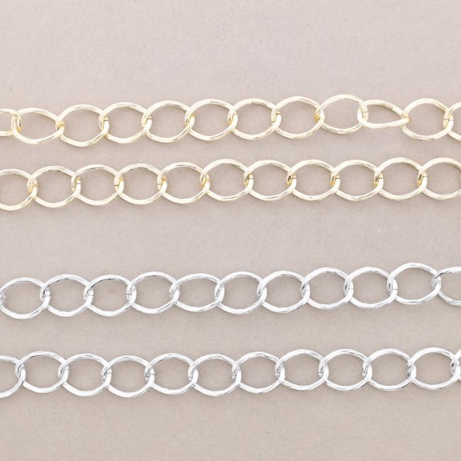COLLAR LARGO ESLABONES METAL