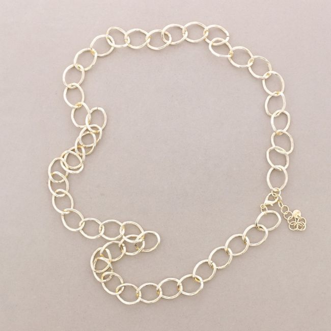 COLLAR LARGO ESLABONES METAL