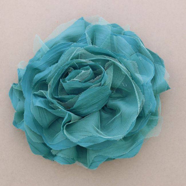 FLOWER BROOCH 17CM