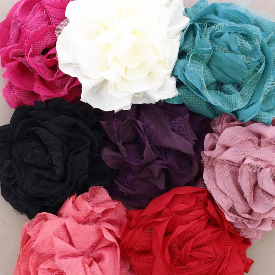 FLOWER BROOCH 17CM