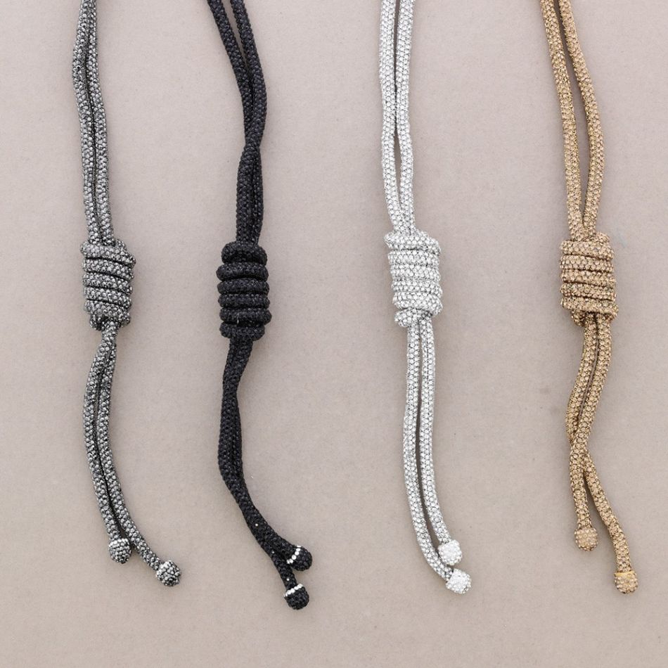 COLLAR LARGO ESPIRAL VERTICAL CRISTALES