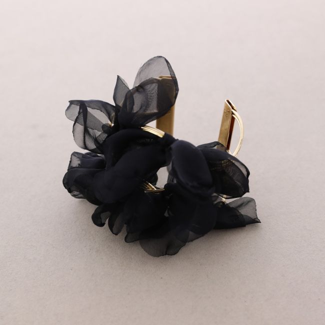PULSERA AJUSTABLE FLORES TELA