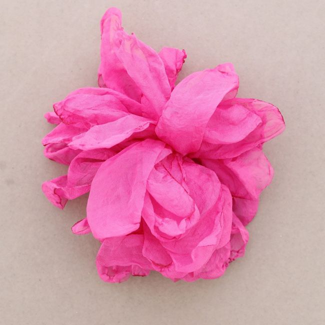 FABRIC FLOWER BROOCH