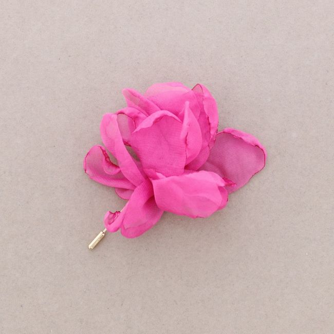 BROCHE ALFILER FLOR TELA