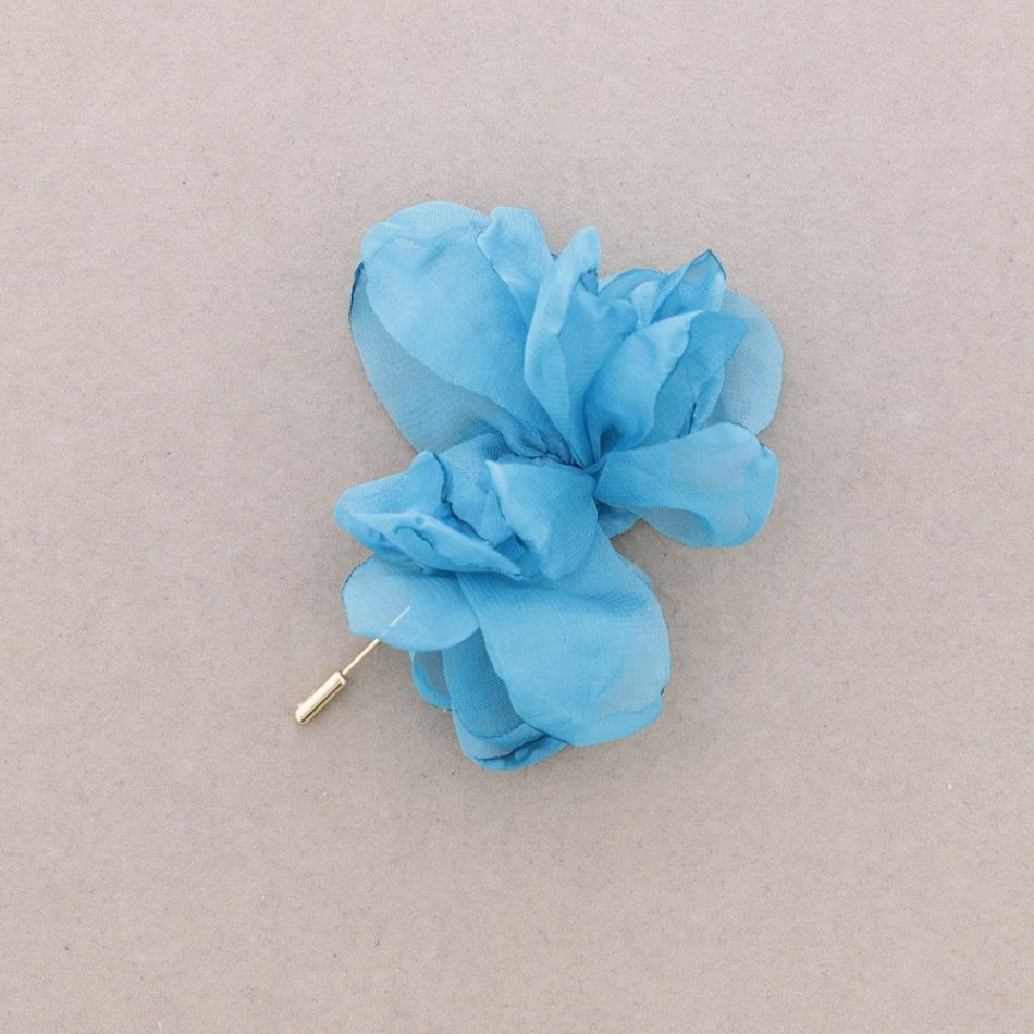 BROCHE ALFILER FLOR TELA