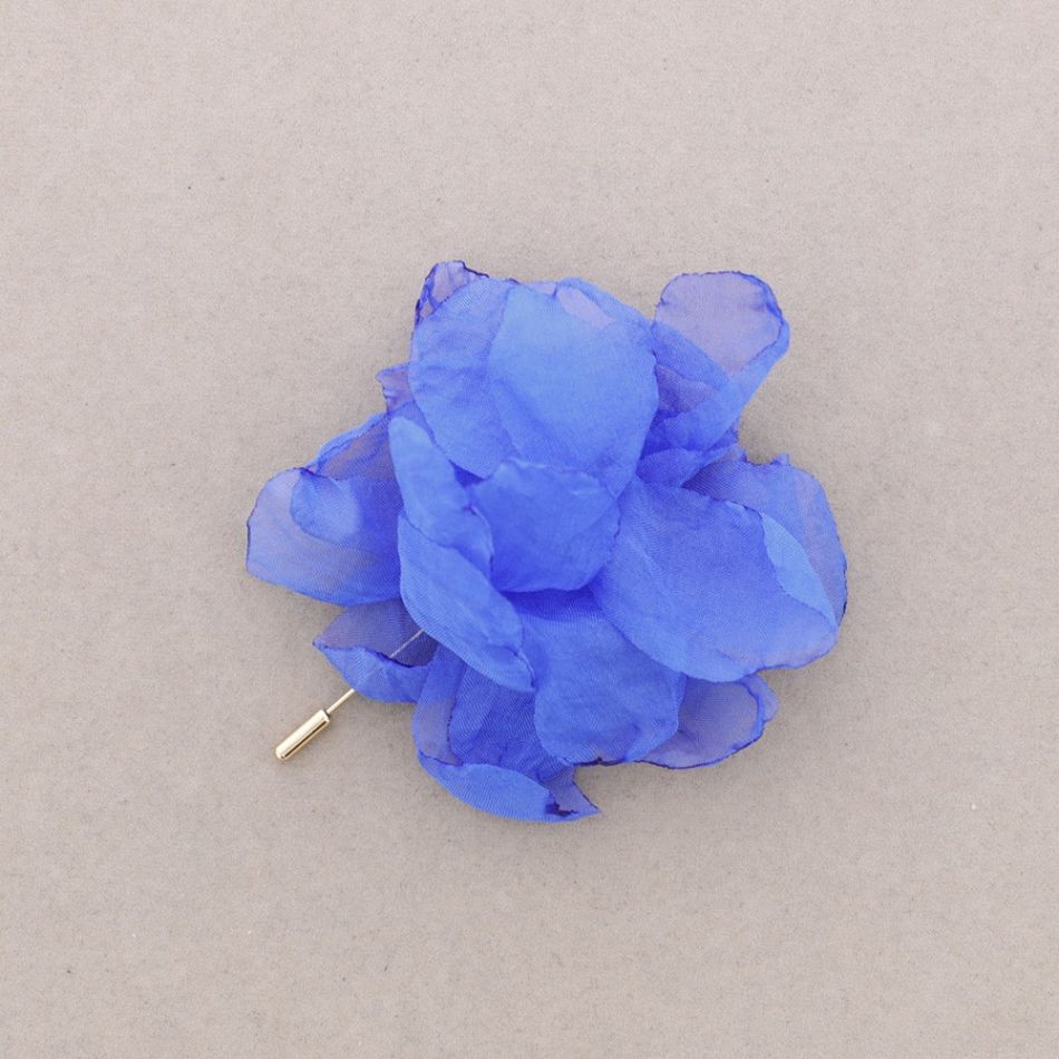 BROCHE ALFILER FLOR TELA