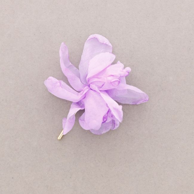 BROCHE ALFILER FLOR TELA