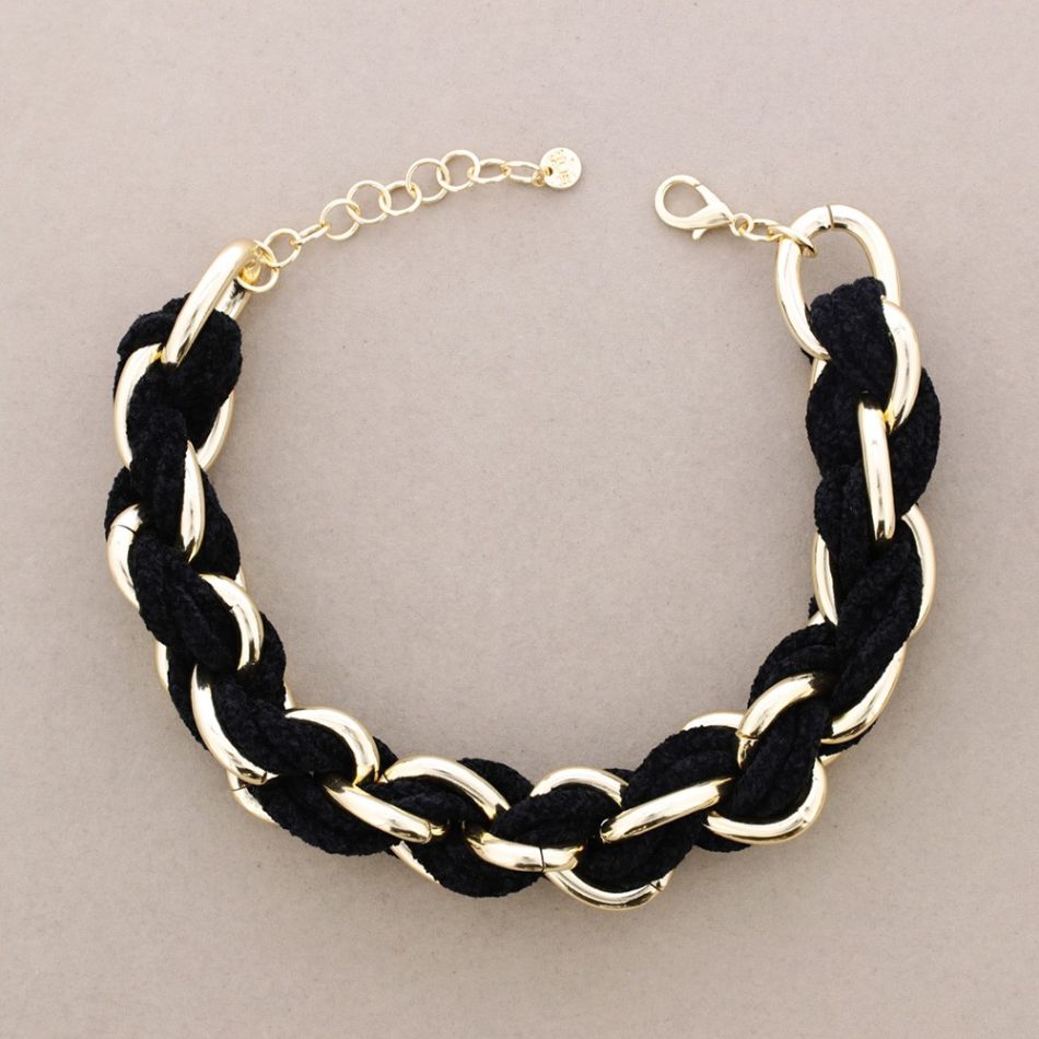 CHOKER WITH CHENILLE LINKS