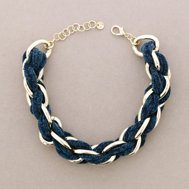CHOKER WITH CHENILLE LINKS