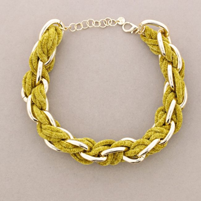 CHOKER WITH CHENILLE LINKS