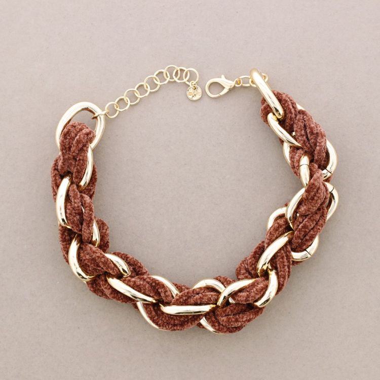 CHOKER WITH CHENILLE LINKS