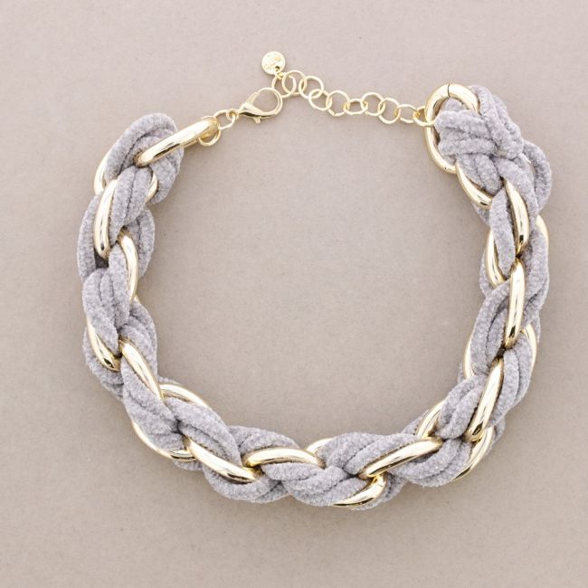 CHOKER WITH CHENILLE LINKS