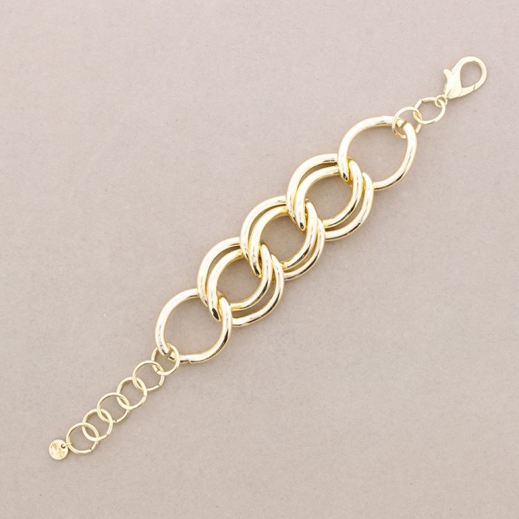 DOUBLE METAL LINKS BRACELET