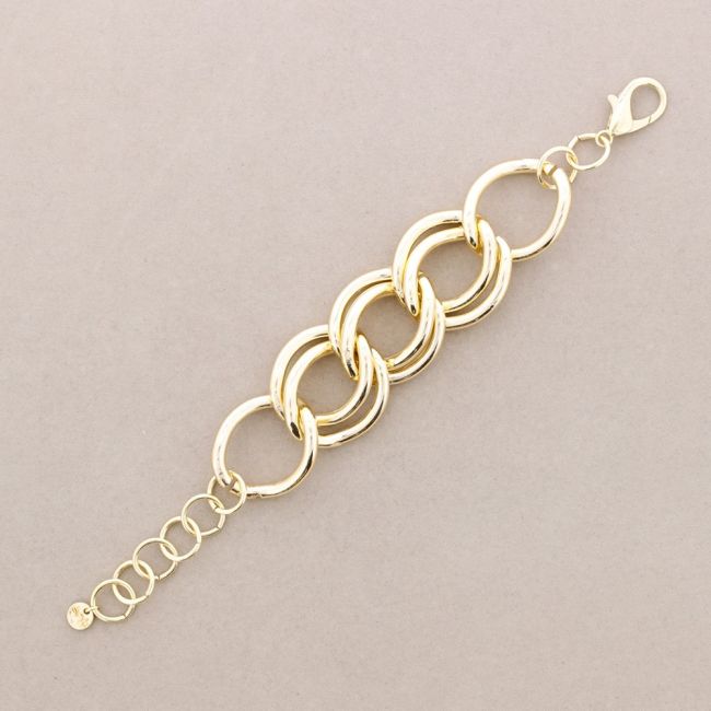 PULSERA DOBLE ESLABONES METAL