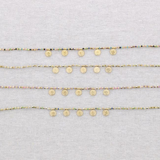 MIYUKI STEEL COIN NECKLACE