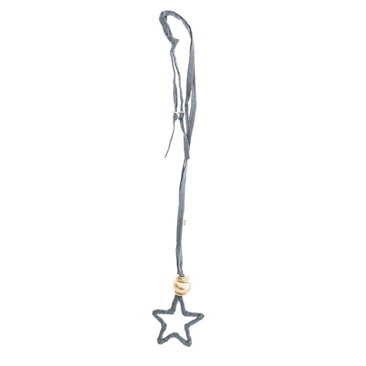 COLLAR LARGO COLGANTE ESTRELLA TUBO LAZO 2
