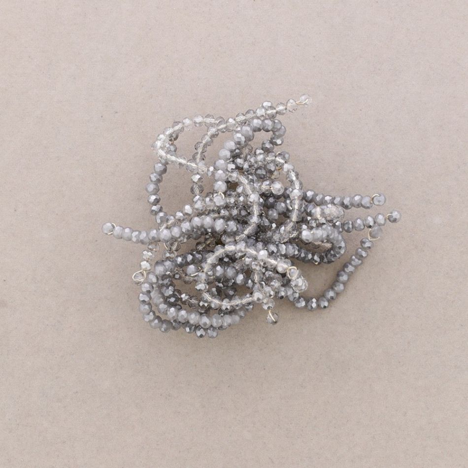 BROCHE FLOR AJUSTABLE CRISTALES FACETADOS