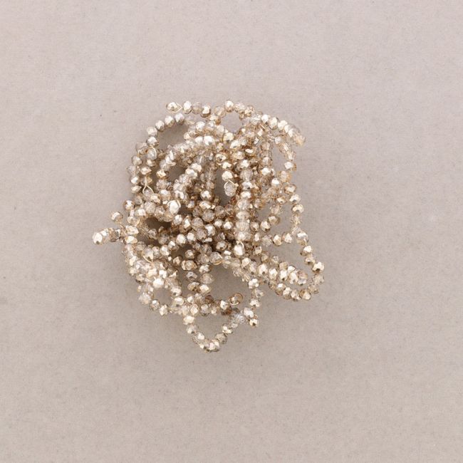 BROCHE FLOR AJUSTABLE CRISTALES FACETADOS